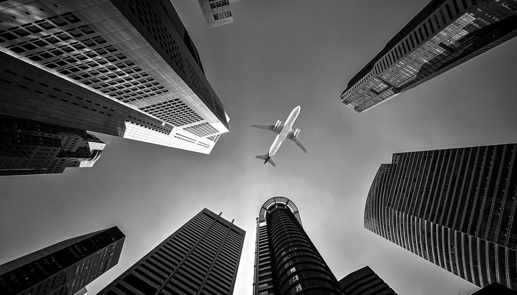 airplane buildings perspective 1807486